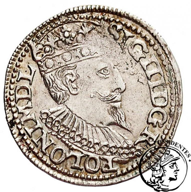 Zygmunt III Waza trojak Olkusz 1596 st.2