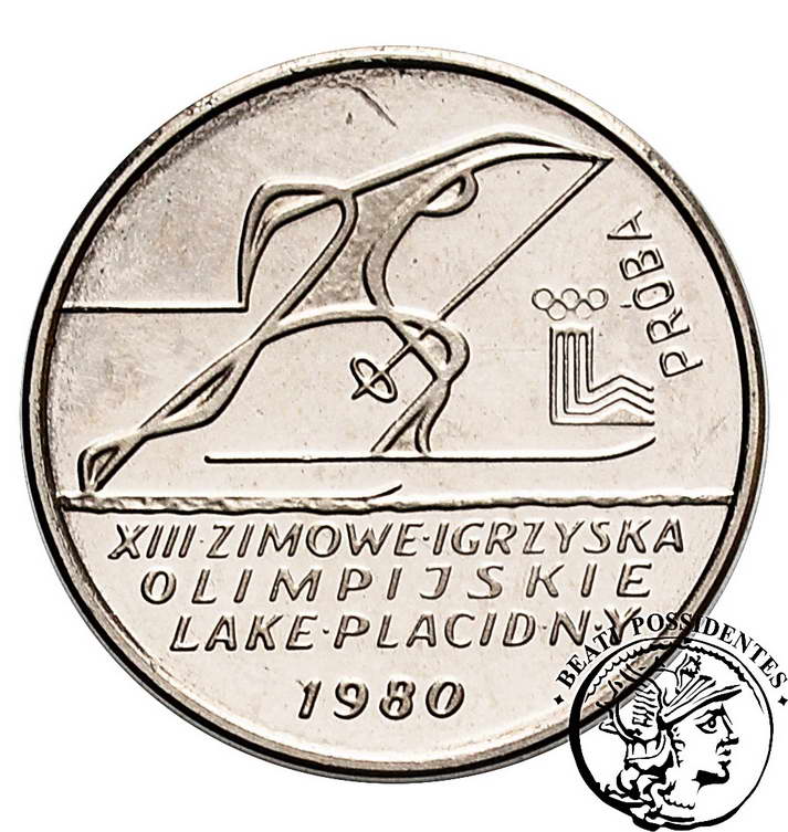 PRÓBA Nikiel 2000 zł 1980 Lake Placid st.L