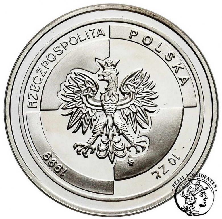 III RP 10 złotych 1999 NATO st.L