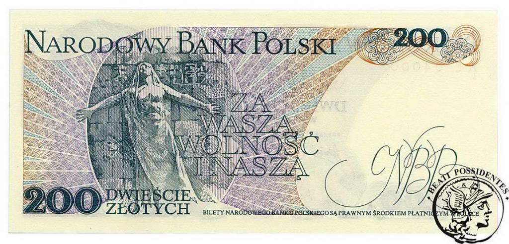 Polska 200 złotych 1976 seria AE st. 1
