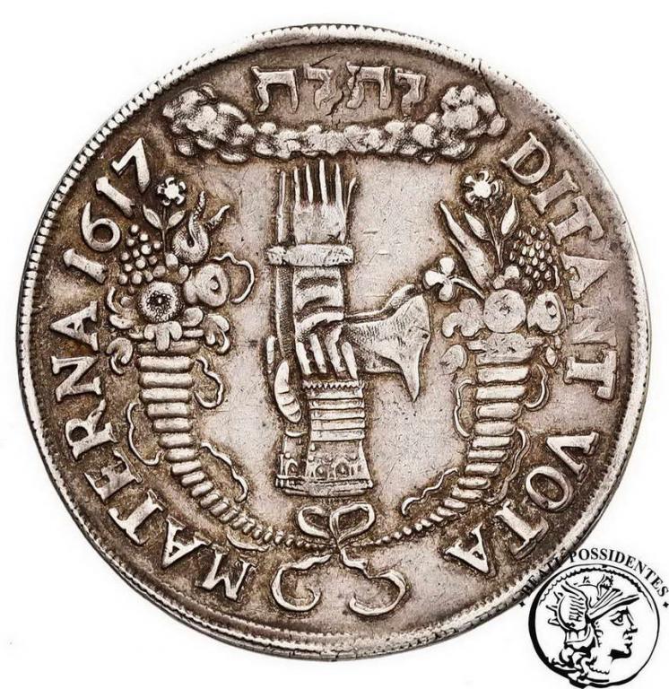Niemcy Saksonia półtalar 1617 Drezno st. 3+