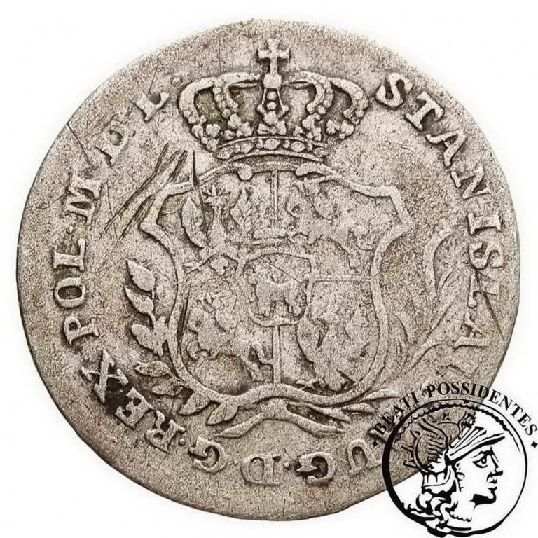 St. A. Poniatowski 2 grosze srebrne 1766 FS st. 3-