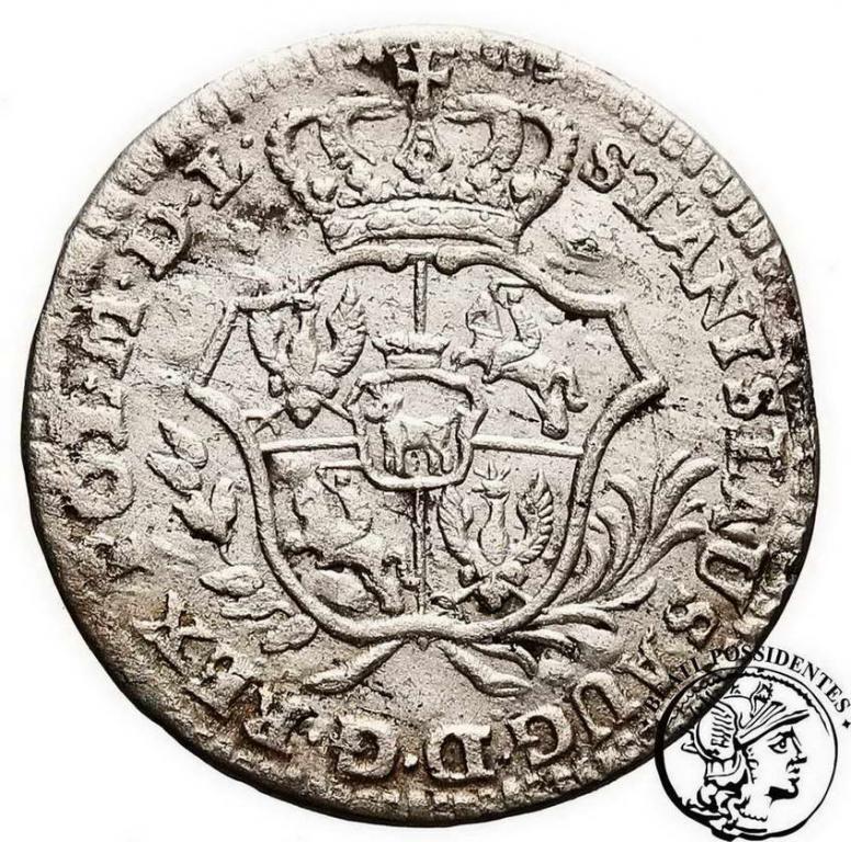 St. A. Poniatowski 2 grosze srebrne 1767 FS st. 3+