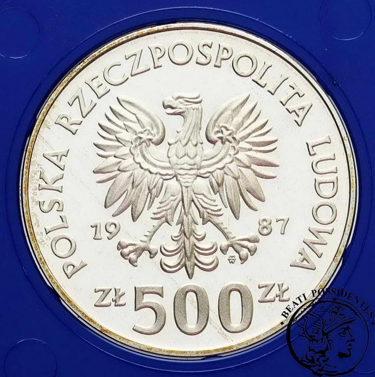 PRL 500 zł 1987 XXIV Olimpiada Seul st. L-