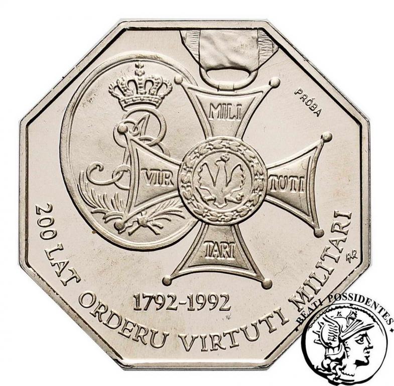 PRÓBA Nikiel 50 000 zł 1992 Virtuti Militari stL
