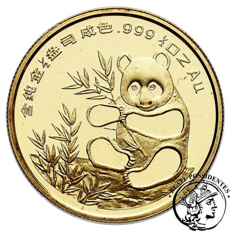 Chiny 1/2 uncji złota 1993 panda st.L