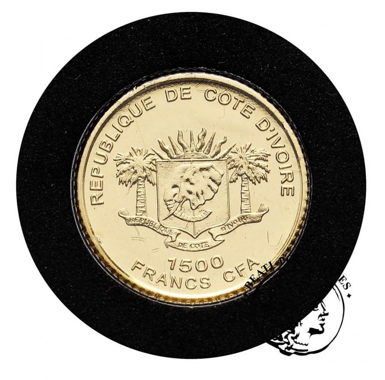 Wybrzeże Kości Słoniowej 1500 franków 2006 stL