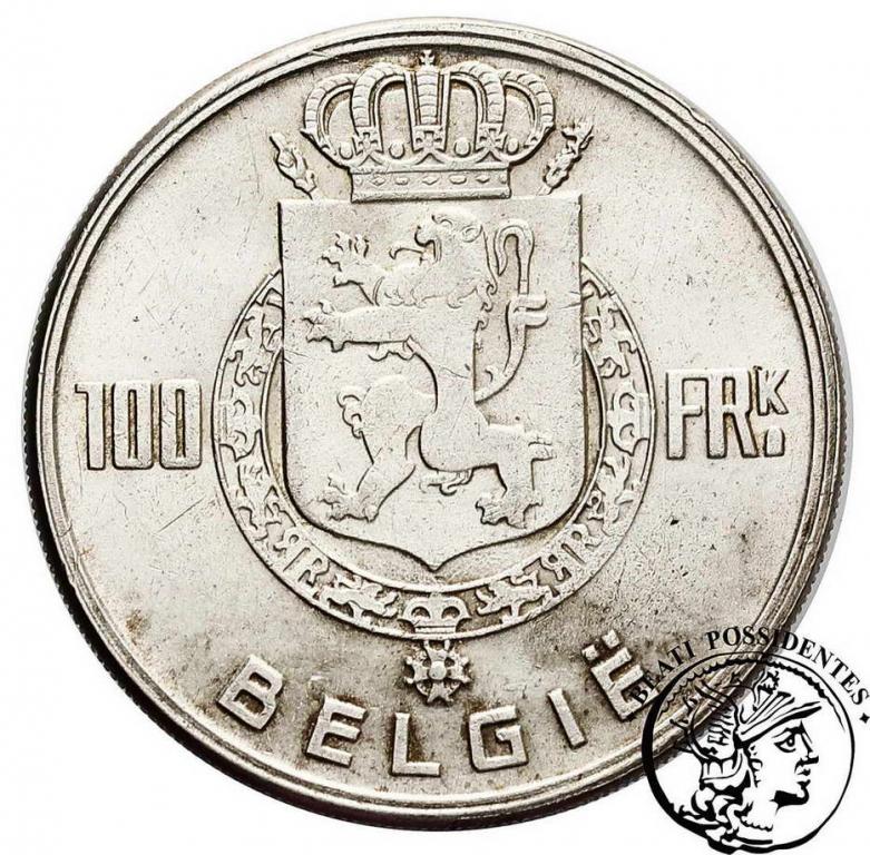 Belgia 100 Franków 1951 (flamand) st.2+