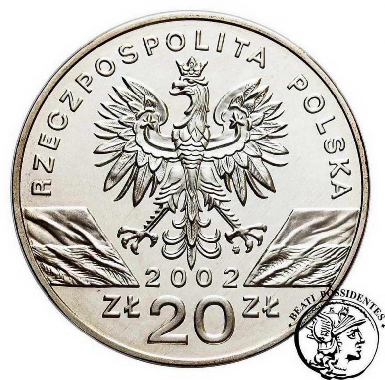 III RP 20 złotych 2002 żółw st.L-