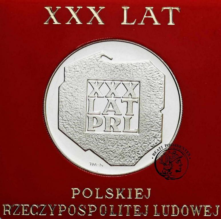 PRL 200 złotych 1974 Mapa lustrzanka st.L