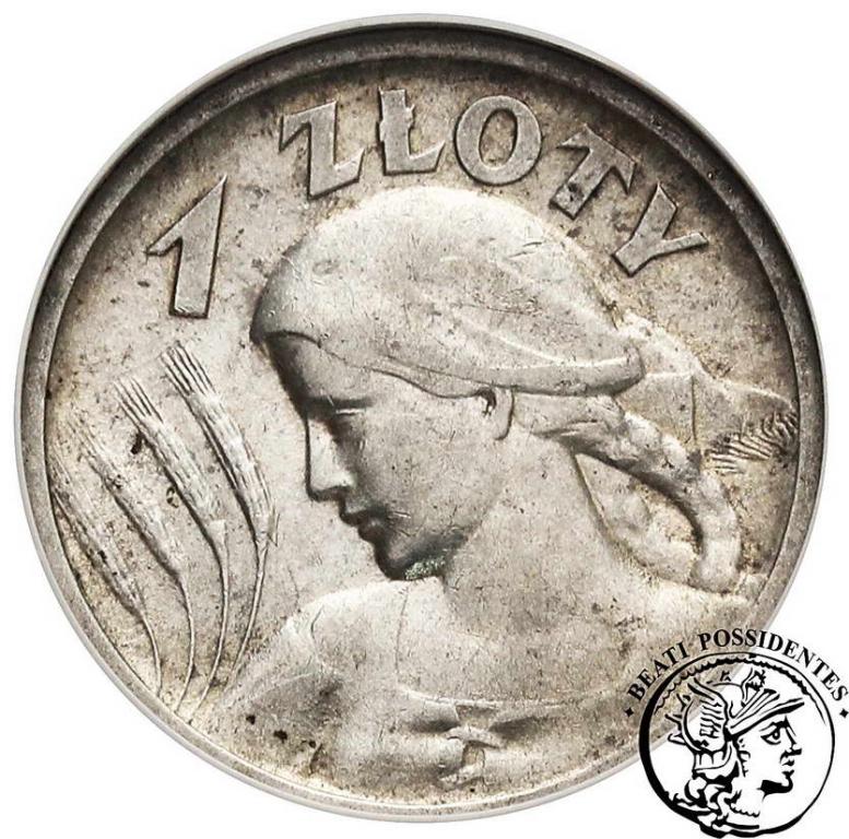 Polska II RP 1 złoty 1925 GCN AU 58
