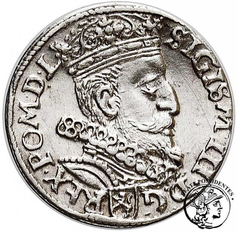 Zygmunt III Waza trojak koronny 1601 Kraków st. 3+