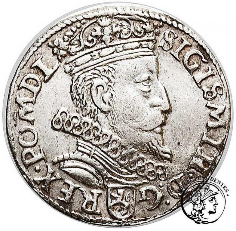 Zygmunt III Waza trojak koronny 1602 Kraków st. 3+