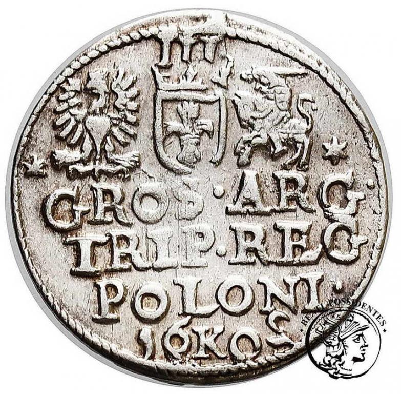 Zygmunt III Waza trojak koronny 1602 Kraków st. 3+