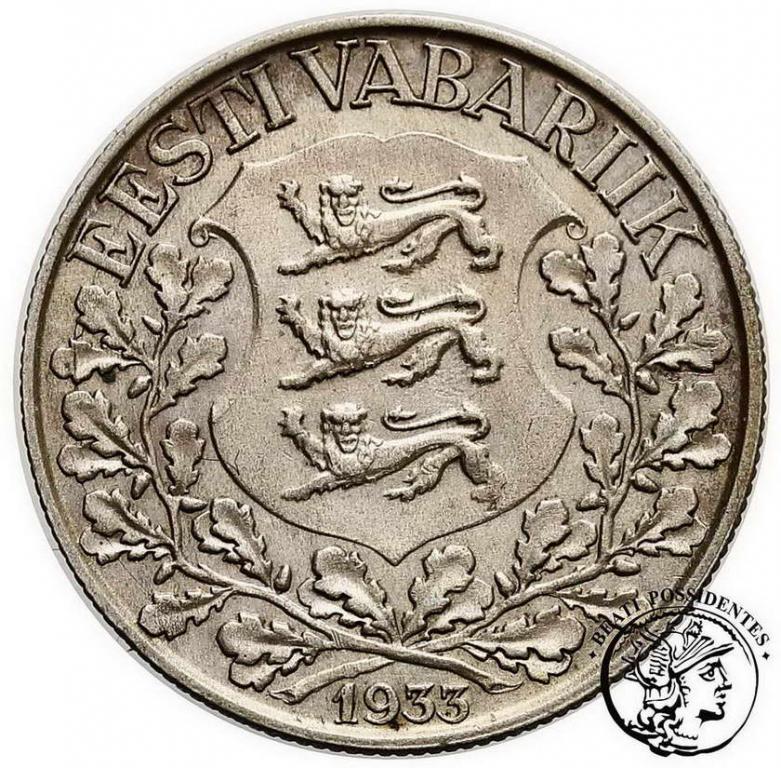 Estonia 1 Kroon 1933 "Lira" st. 2