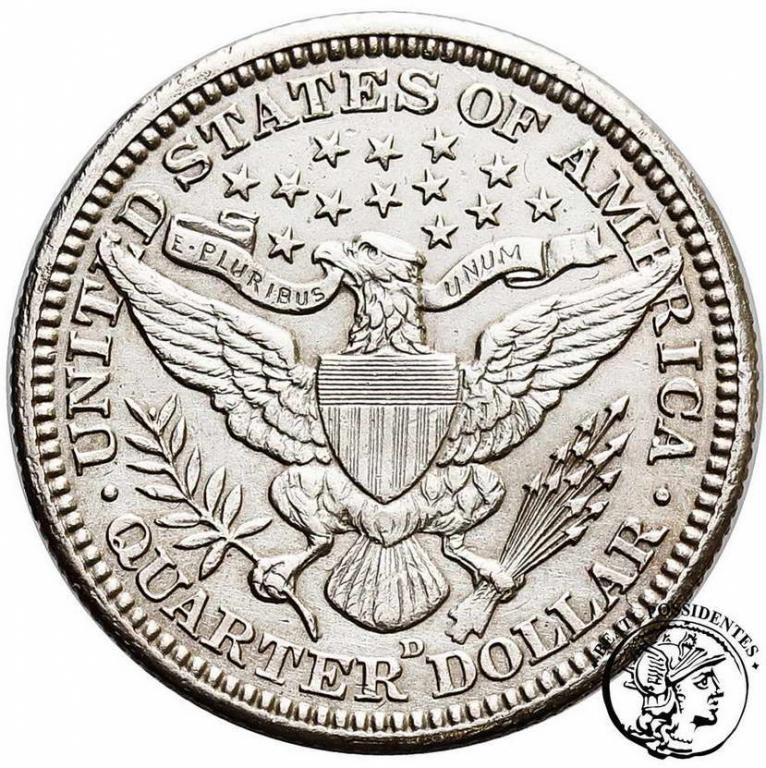 USA 1/4 Dolara 1913 D (Denver) st.3+