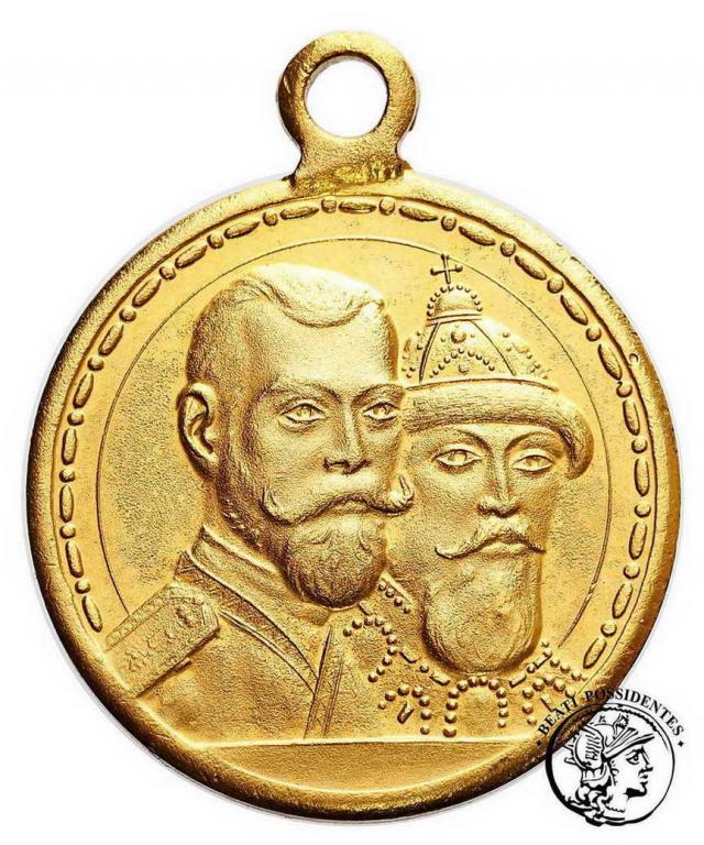 Rosja 1913 medal 300 lat Romanowych st.2