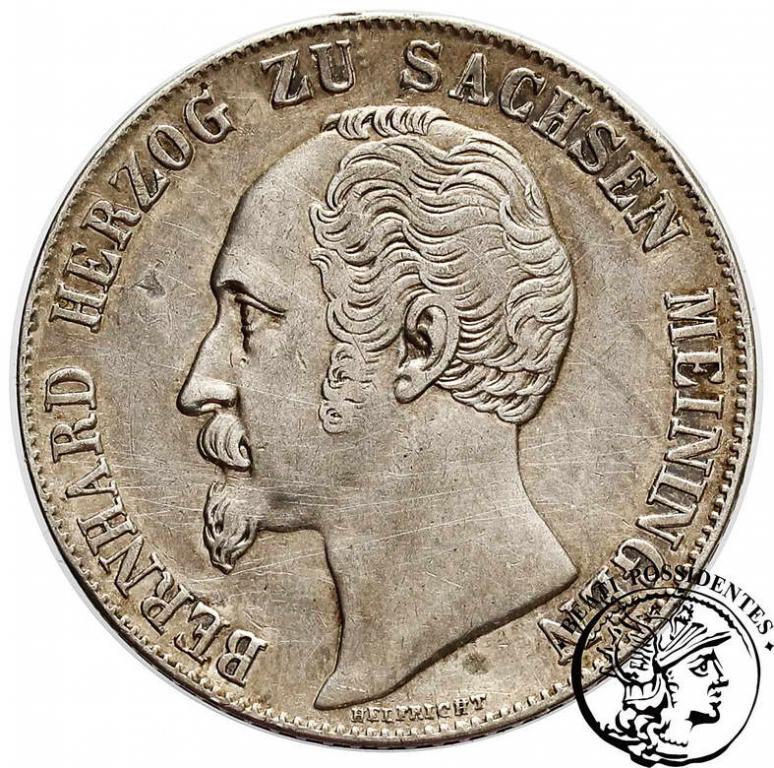 Niemcy Sachsen-Meiningen 1 Gulden 1854 st. 3