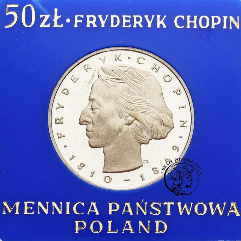 PRL 50 złotych 1974 Chopin st. L-