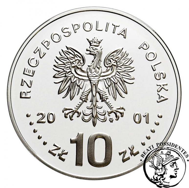 Polska III RP 10 zł 2001 Jan III Sobieski st.L