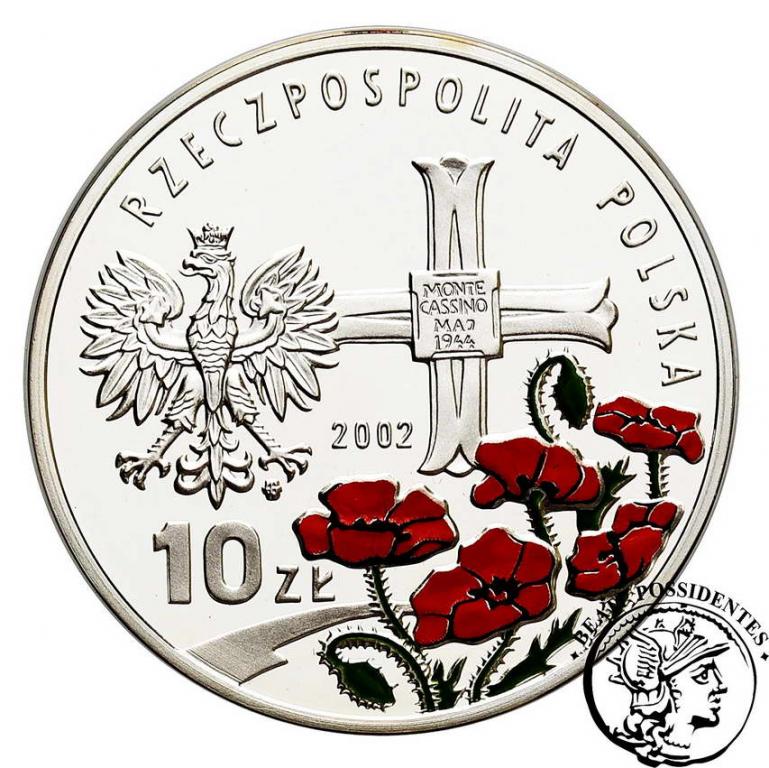 III RP 10 złotych 2002 Władysław Anders st.L
