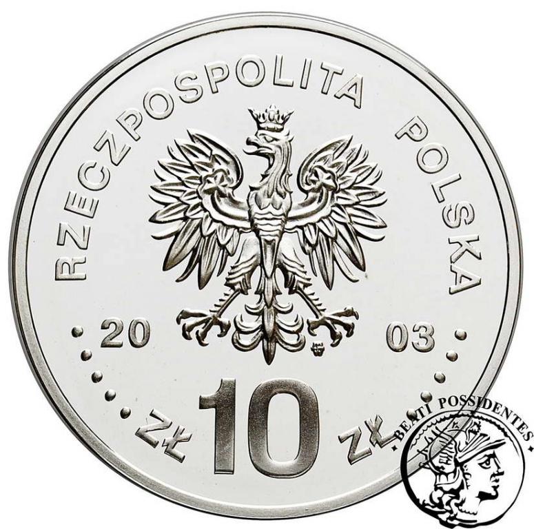 Polska III RP 10 zł 2003 S. Leszczyński st.L
