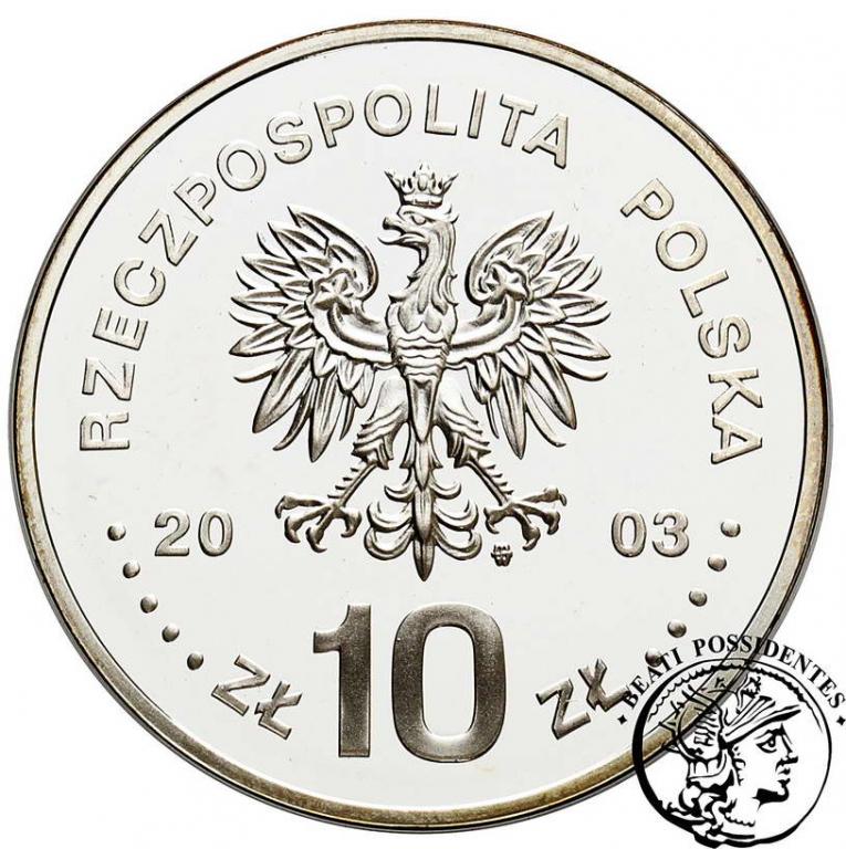 Polska III RP 10 zł 2003 S. Leszczyński st.L