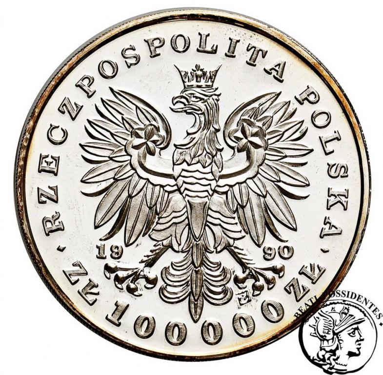 Mały Tryptyk 100 000 zł 1990 Piłsudski st.L