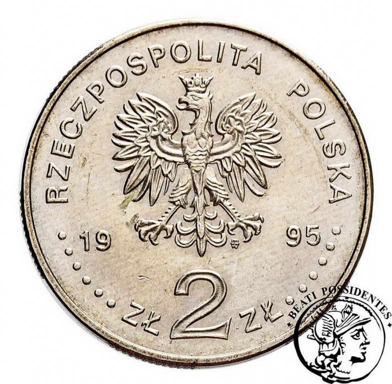 Polska 2 złote 1995 Ateny Atlanta st. 1-/2+