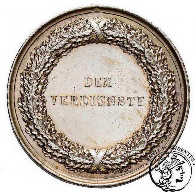 Niemcy Saksonia Medal Za Zasługę srebro