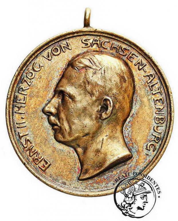 Niemcy Sachsen-Altenburg Medal Wiernie i Wytrwale