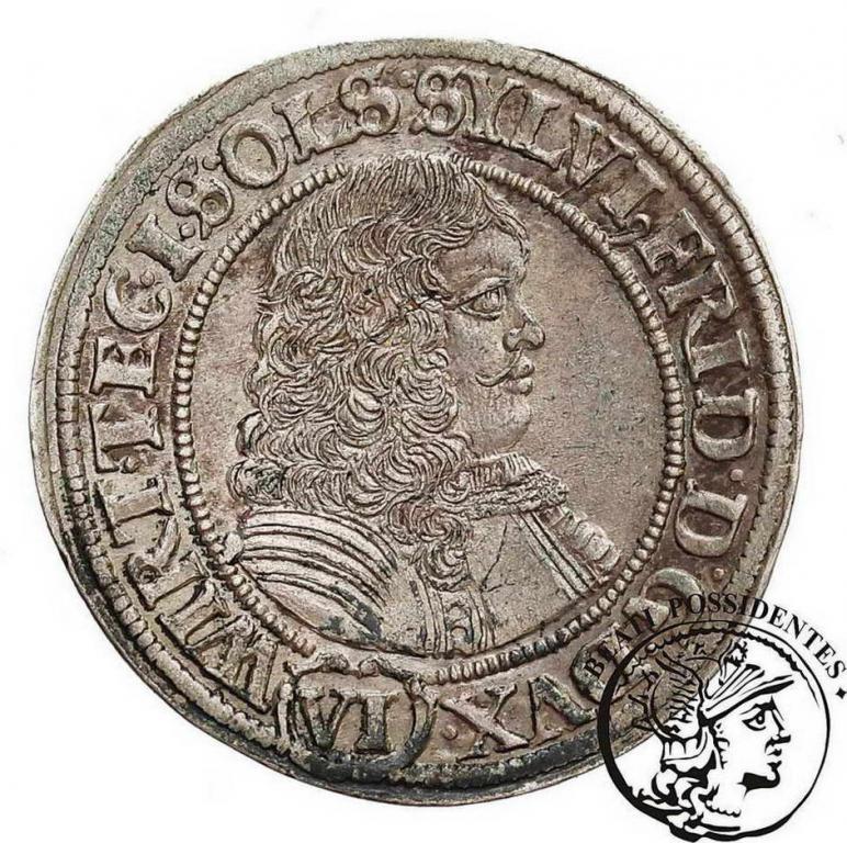 Śląsk Oleśnica VI krajcarów 1674 st. 2