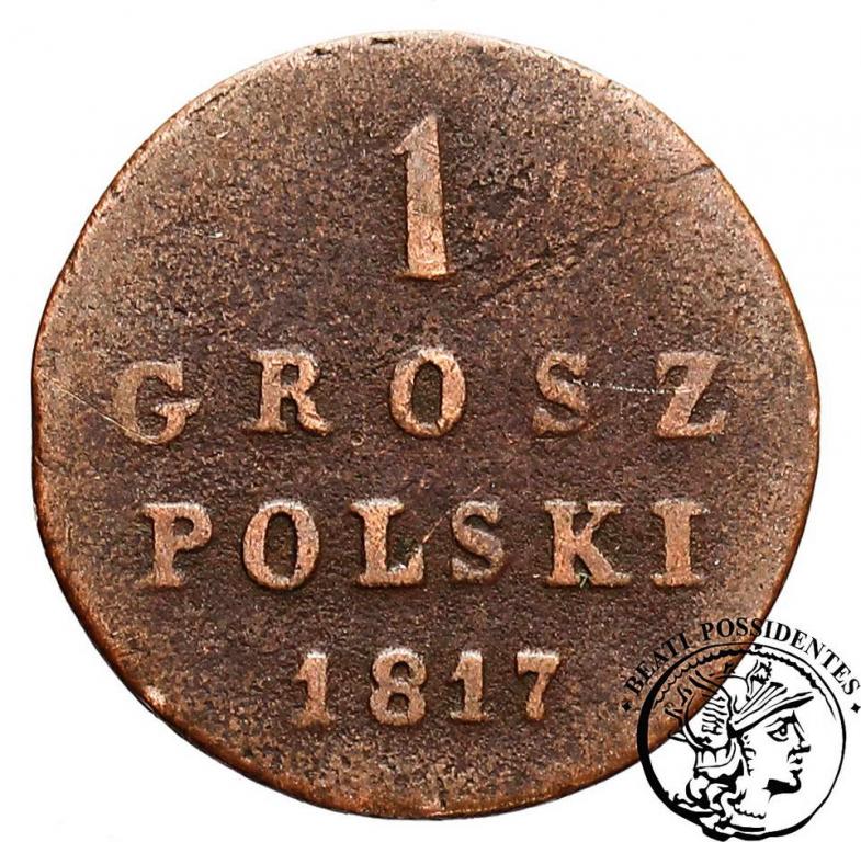 Polska 1 grosz 1817 Alexander I st. 4