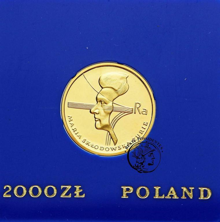Polska PRL 2000 zł 1979 Skłodowska st. L