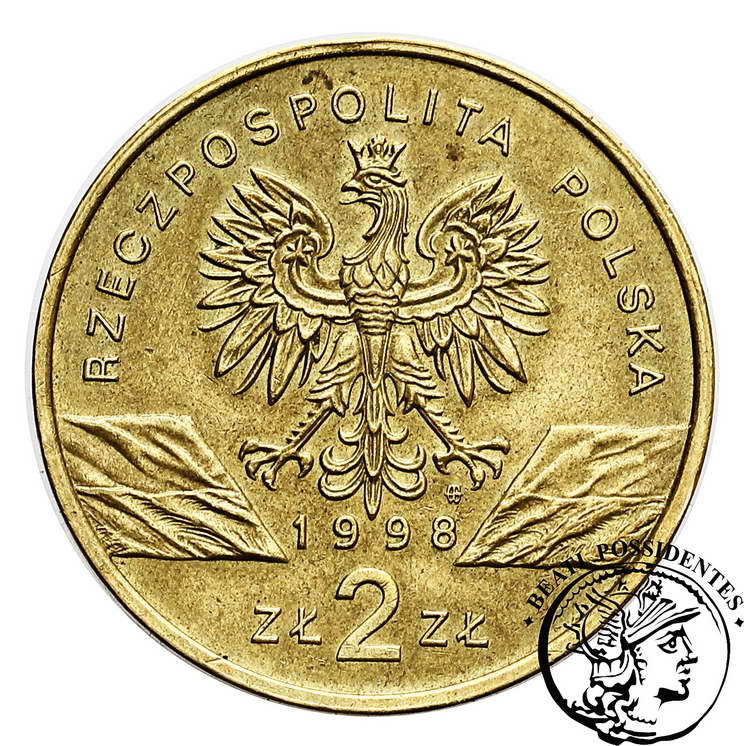Polska III RP 2 złote 1998 Ropucha st. 2+
