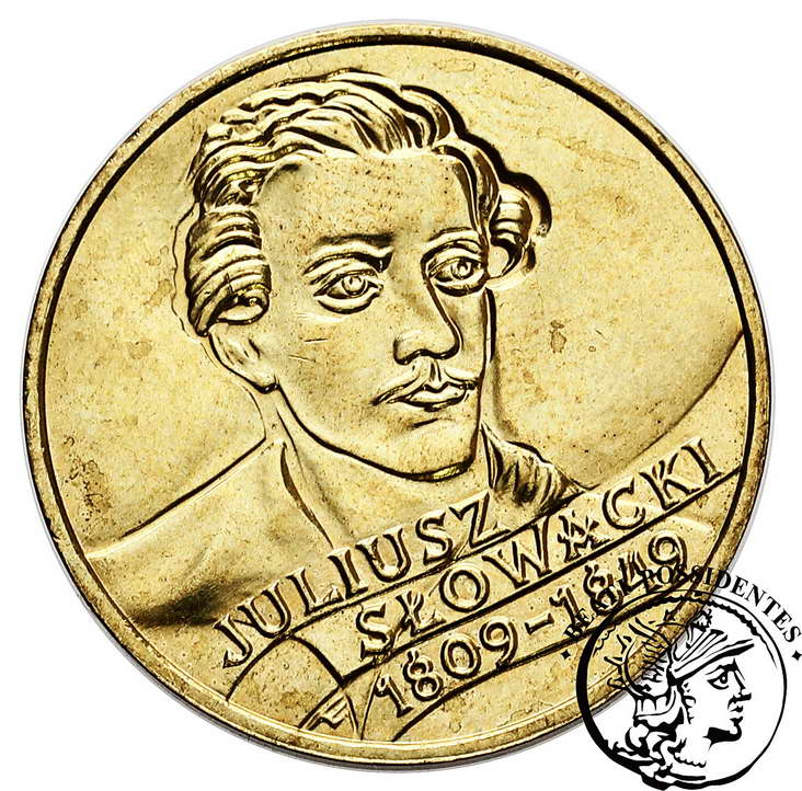 III RP 2 złote 1999 Juliusz Słowacki st. 1-