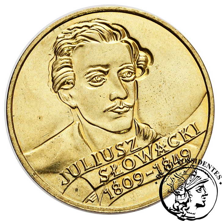 III RP 2 złote 1999 Juliusz Słowacki st. 1-
