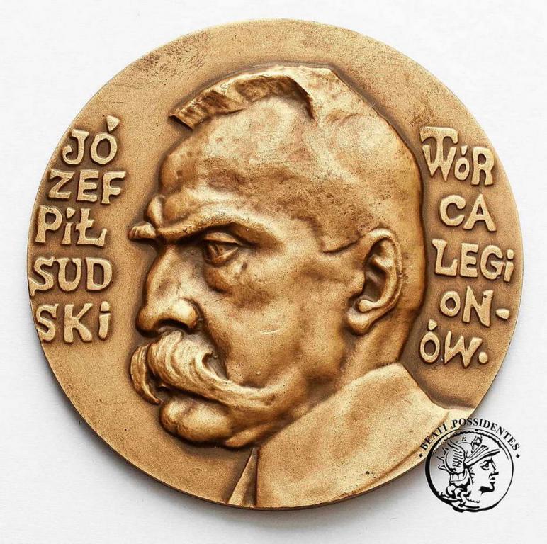 Polska medal Józef Piłsudski 1917 st. 1-