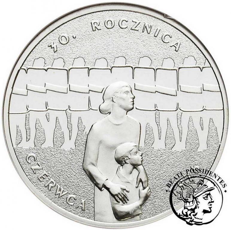 10 złotych 2006 Rocznica Czerwca GCN PR 70