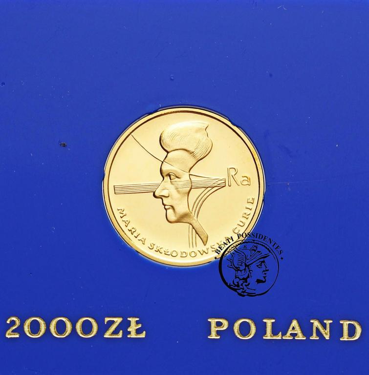 Polska PRL 2000 zł 1979 Skłodowska st. L