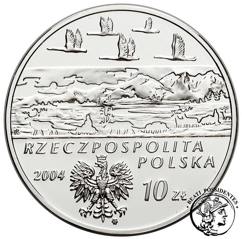 Polska III RP 10 złotych 2004 Czekanowski st.L
