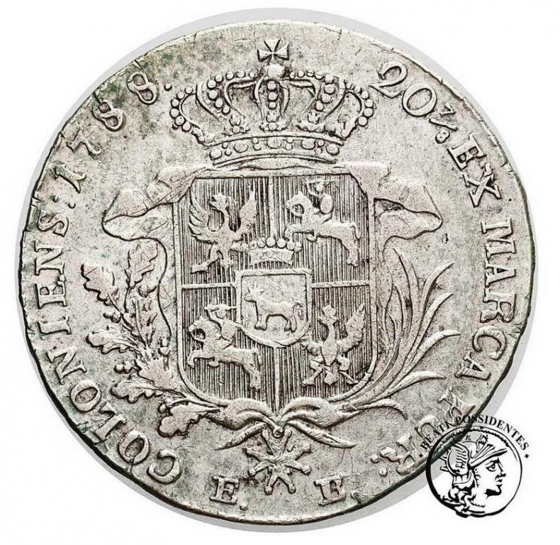 Polska S.A. Poniatowski półtalar 1788 st.3+