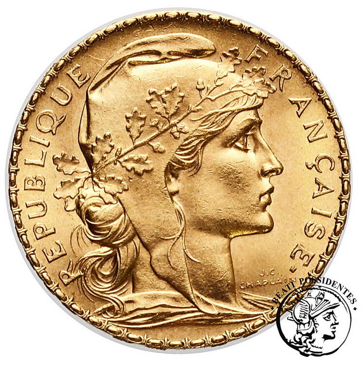 Francja 20 franków 1910 st. 1