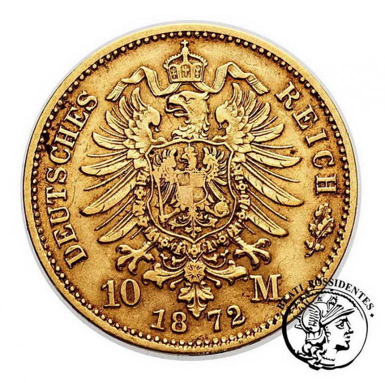 Niemcy Prusy 10 Marek 1872 C st.3