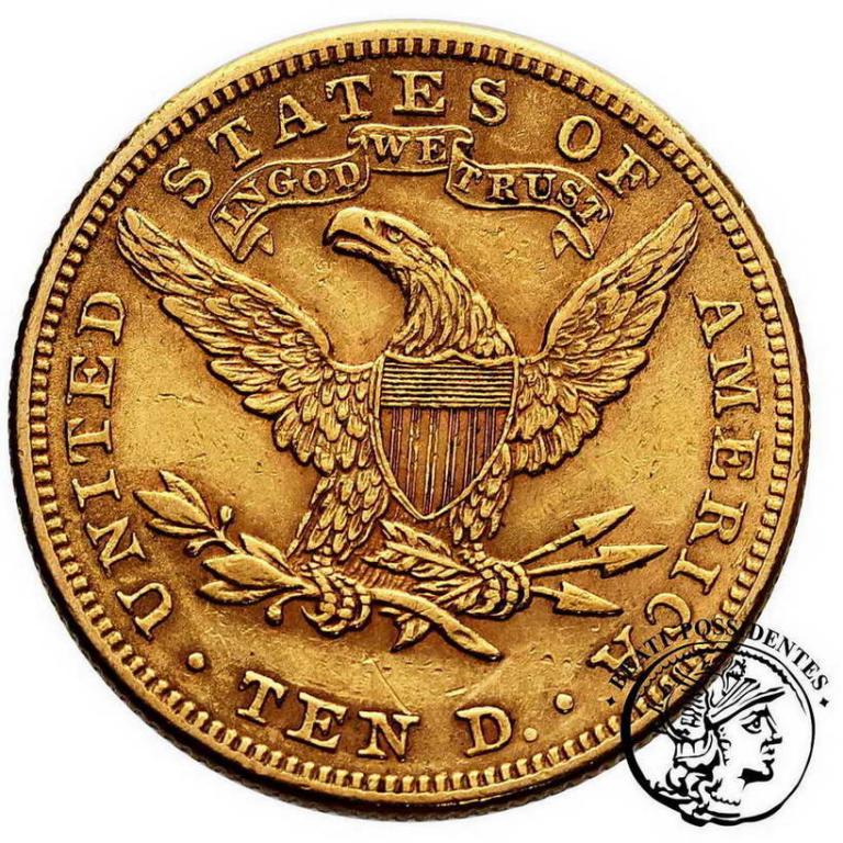 USA 10 dolarów 1898 Filadelfia st.3