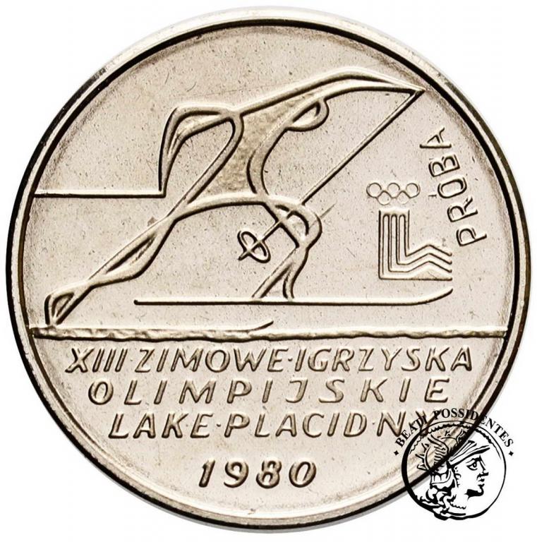 PRÓBA Nikiel 2000 zł 1980 Lake Placid st.L