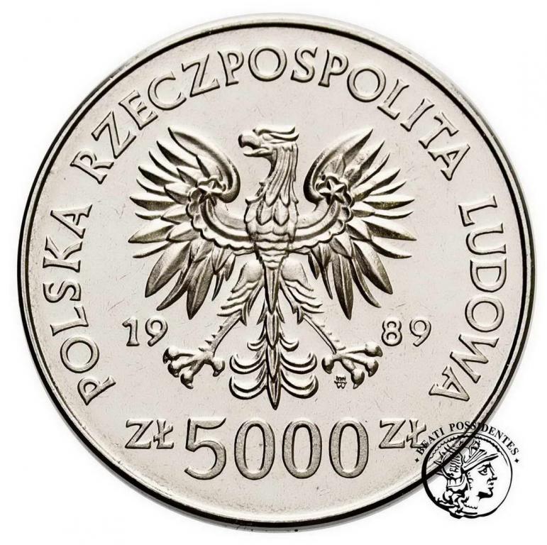 PRÓBA Nikiel 5000 zł 1989 Westerplatte st.L