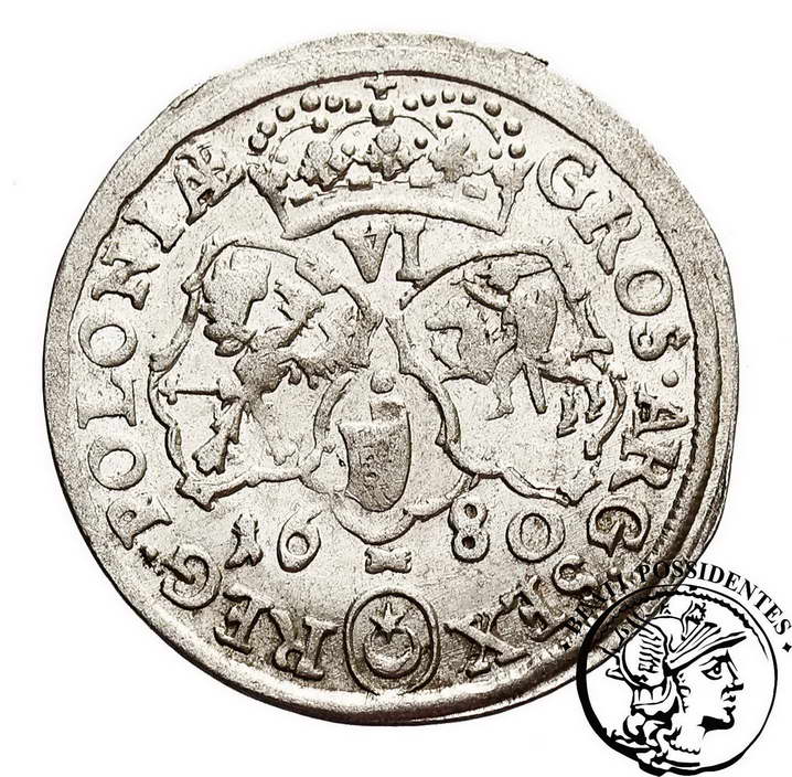 Jan III Sobieski szóstak kor 1680 st. 2