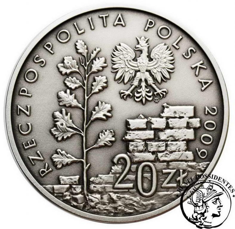 Polska III RP 20 złotych 2008 Getto Łódź st. 1