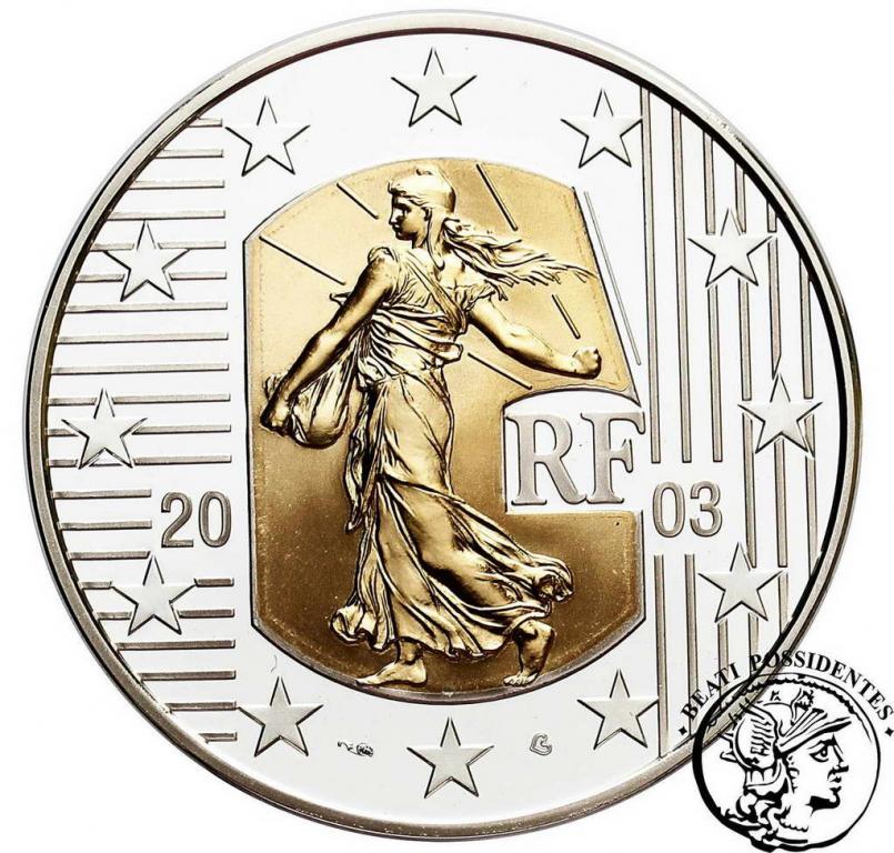 Francja 5 Euro La Semeuse-Siewca 2003 st. L